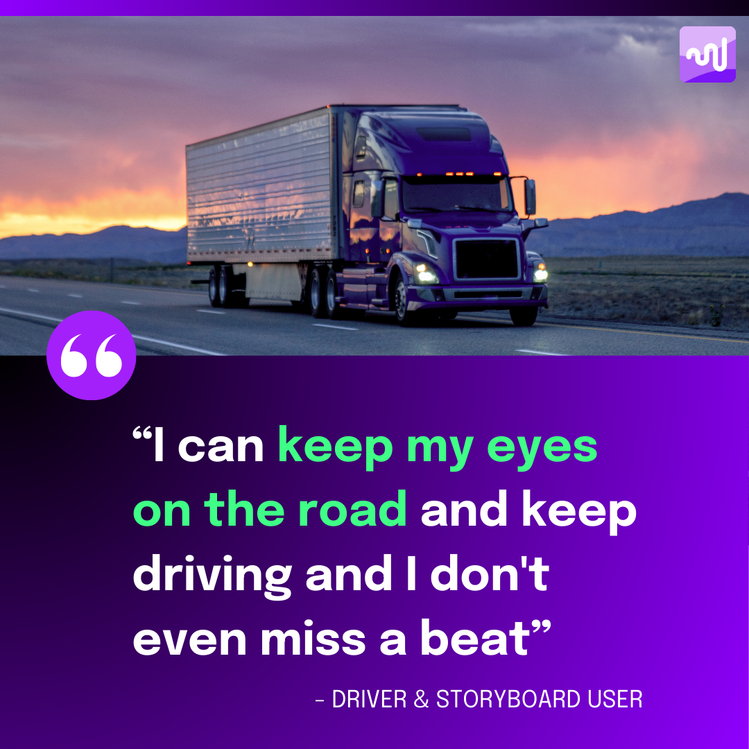 Driver Quote - Dont miss a beat